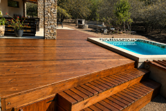 Leadwood Pine Wood deck