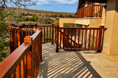 Yellow Balau Wood Balustrades Lowveld